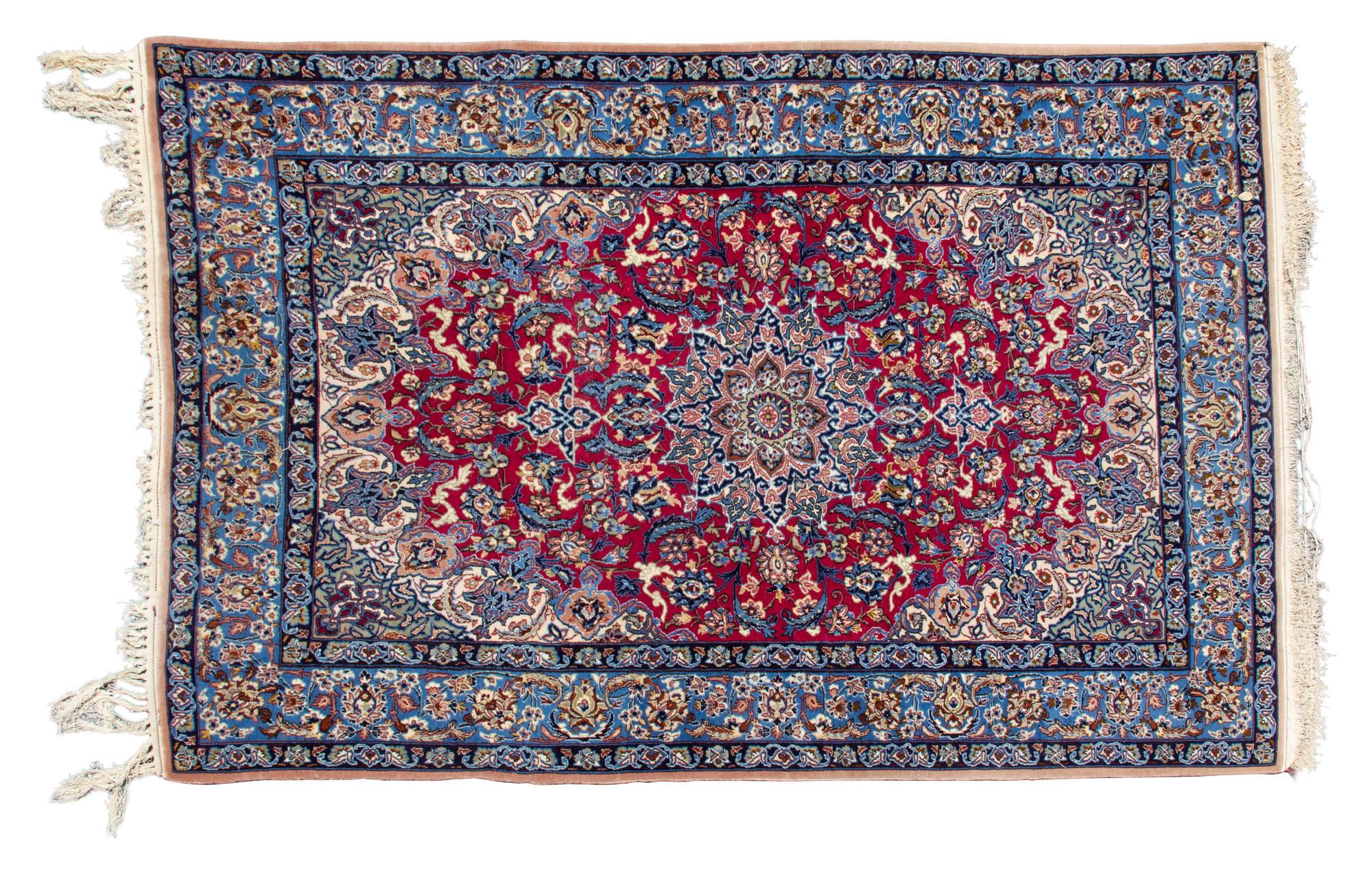 A Nain Wool Rug 5' 6 1/2" x 3' 5" — 20TH CENTURY