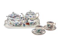A Booths Parrot Ceramic Dinner Service