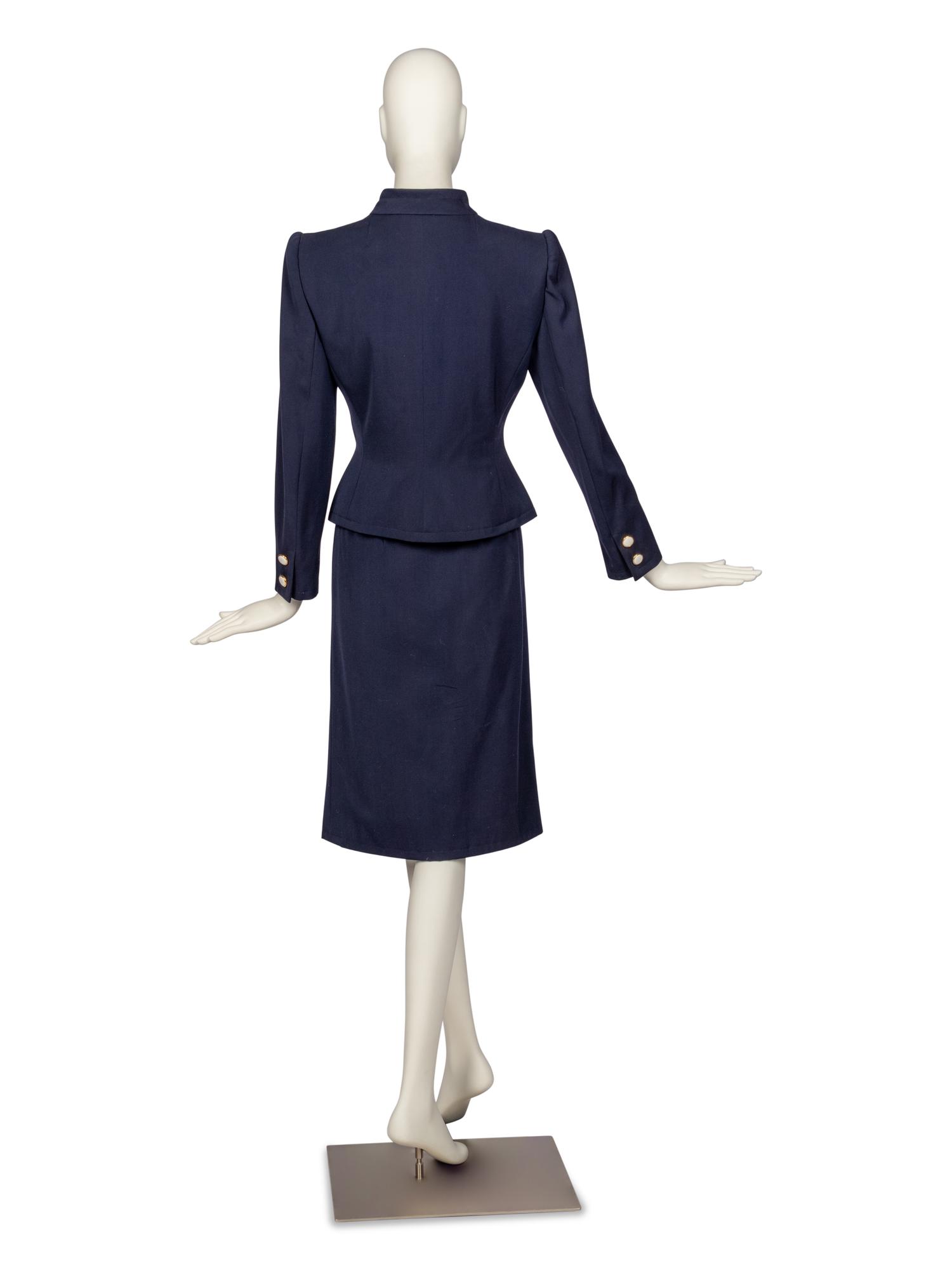 Givenchy Haute Couture Skirt Suit, 1980s