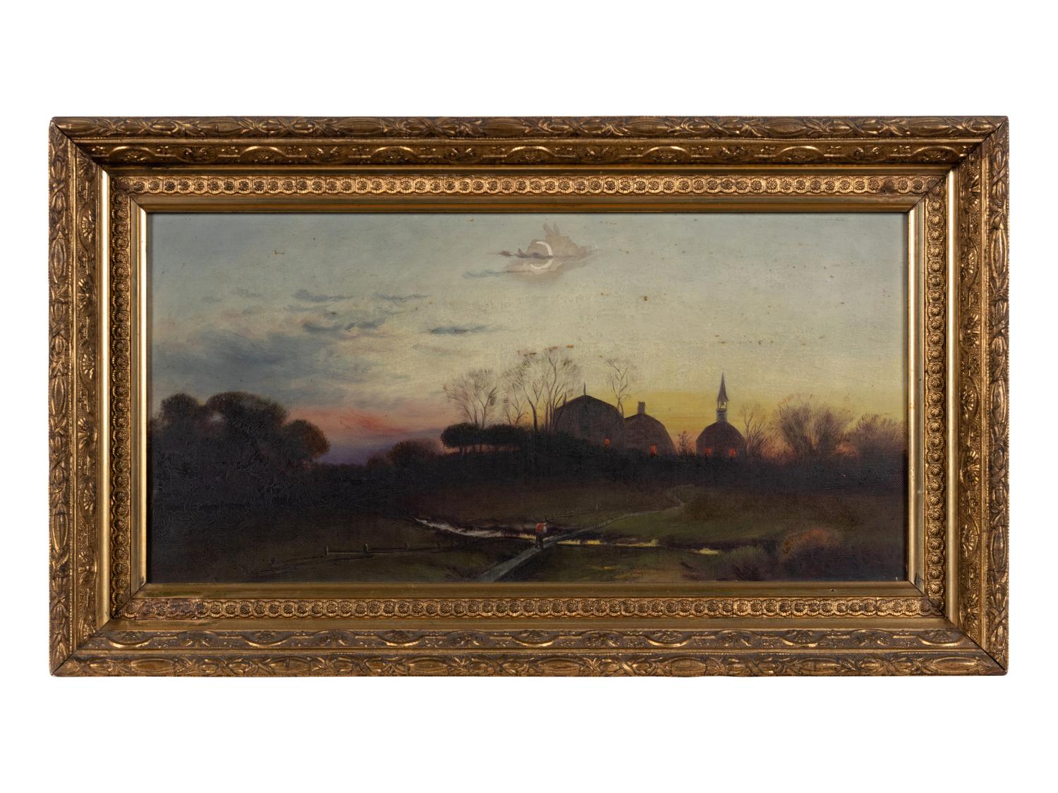 Five Decorative Landscape Paintings