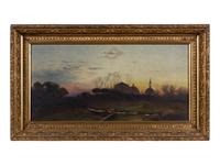 Five Decorative Landscape Paintings