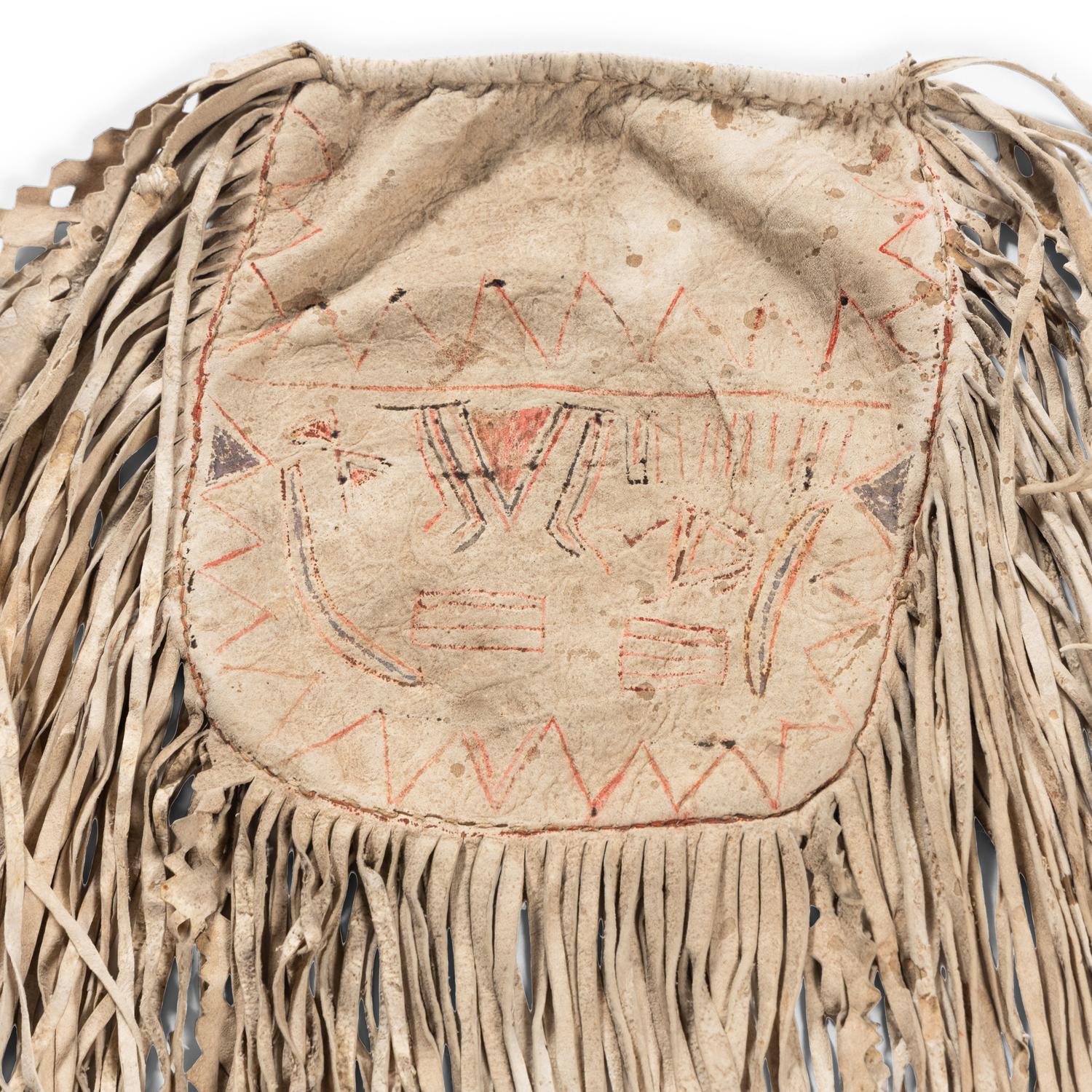 Apache Painted Hide Bag