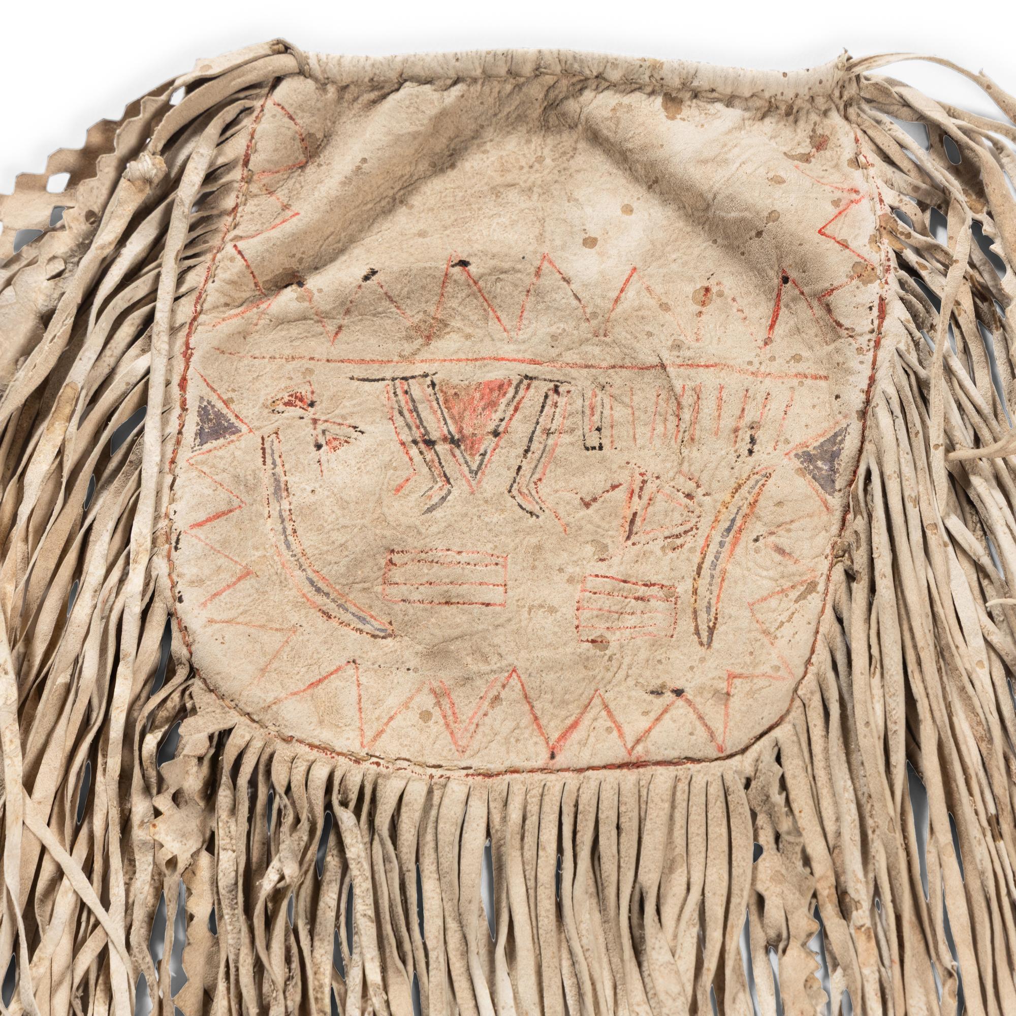 Apache Painted Hide Bag