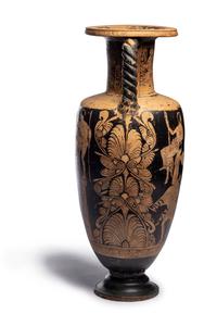 A Campanian Red-Figured Neck-Amphora with Alkmene on the Pyre