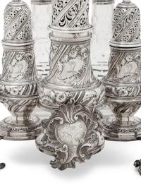 A George II Silver Cruet Stand