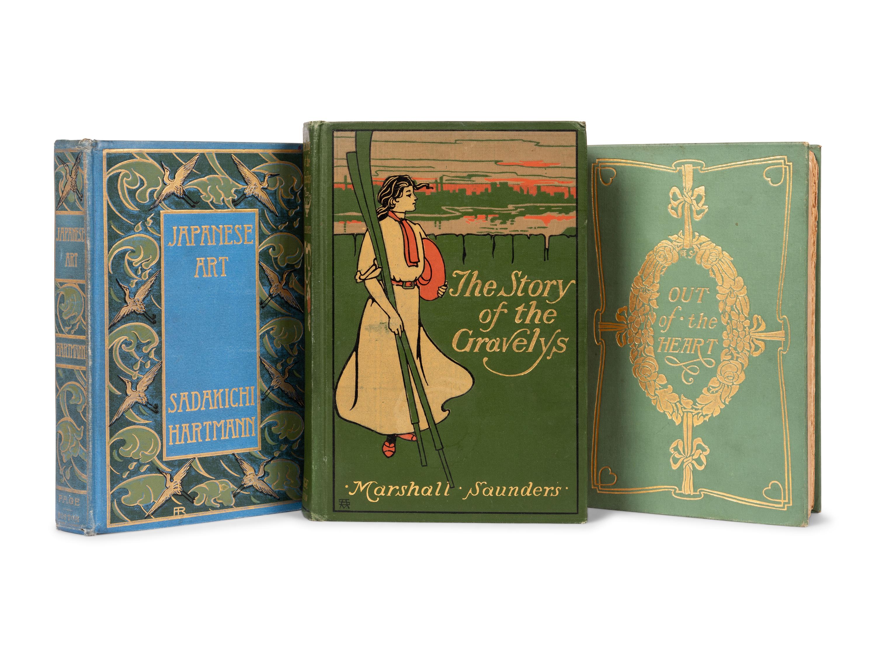 [PUBLISHER'S TRADE BINDINGS - AMERICAN]. A group of 3 bindings designed by Amy Sackler and Amy Richards.
