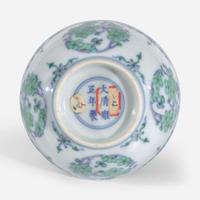 A Chinese doucai-decorated "Prunus" bowl 斗彩梅花碗 Yongzheng six-character mark and possibly of the period ????? ?????