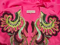 EMILIO PUCCI, PINK HEAVILY EMBELLISHED KAFTAN
