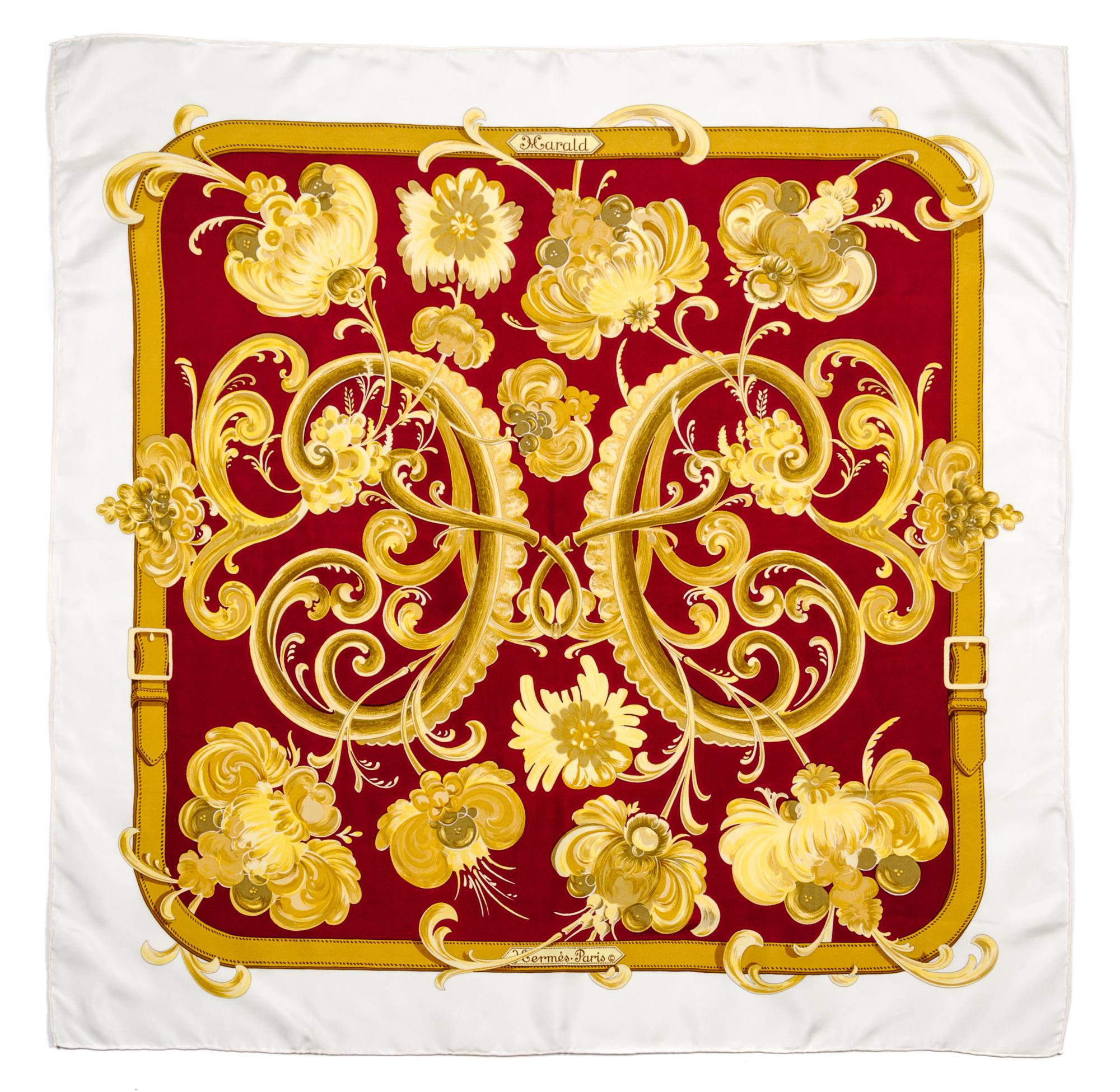 An Hermes 90cm Silk Scarf, 36"x36".