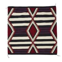 Two Navajo third phase chief's blankets last half 20th century