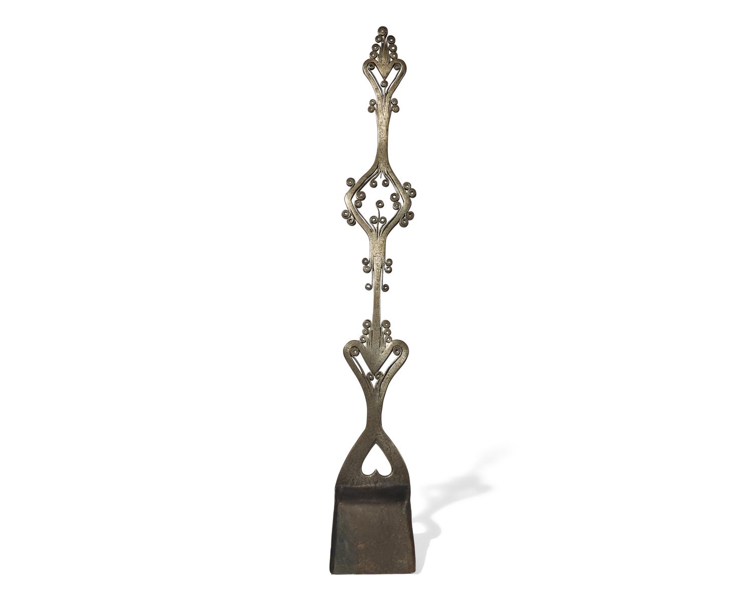 A Large Wrought Iron Shovel, French, 18th Century