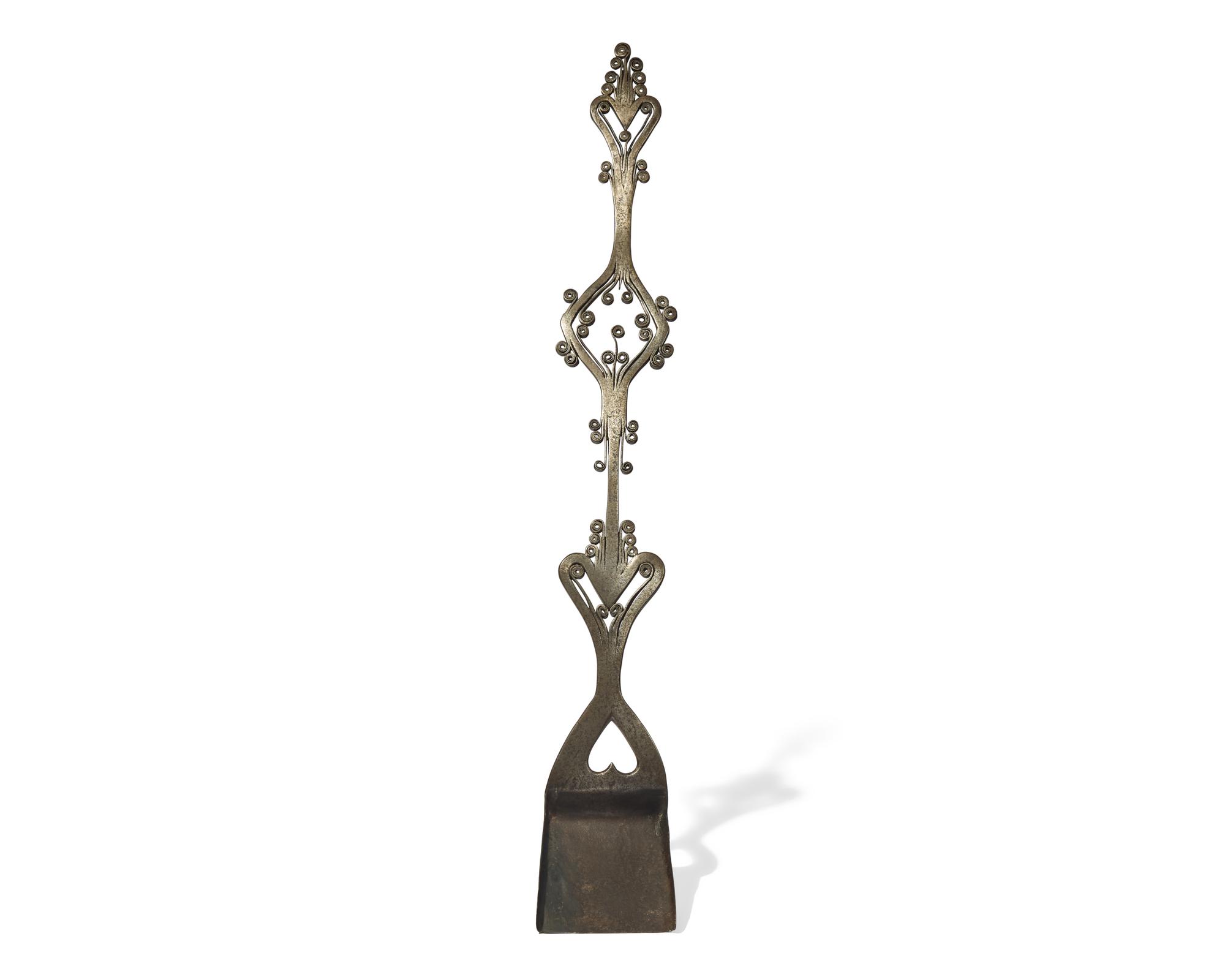 A Large Wrought Iron Shovel, French, 18th Century