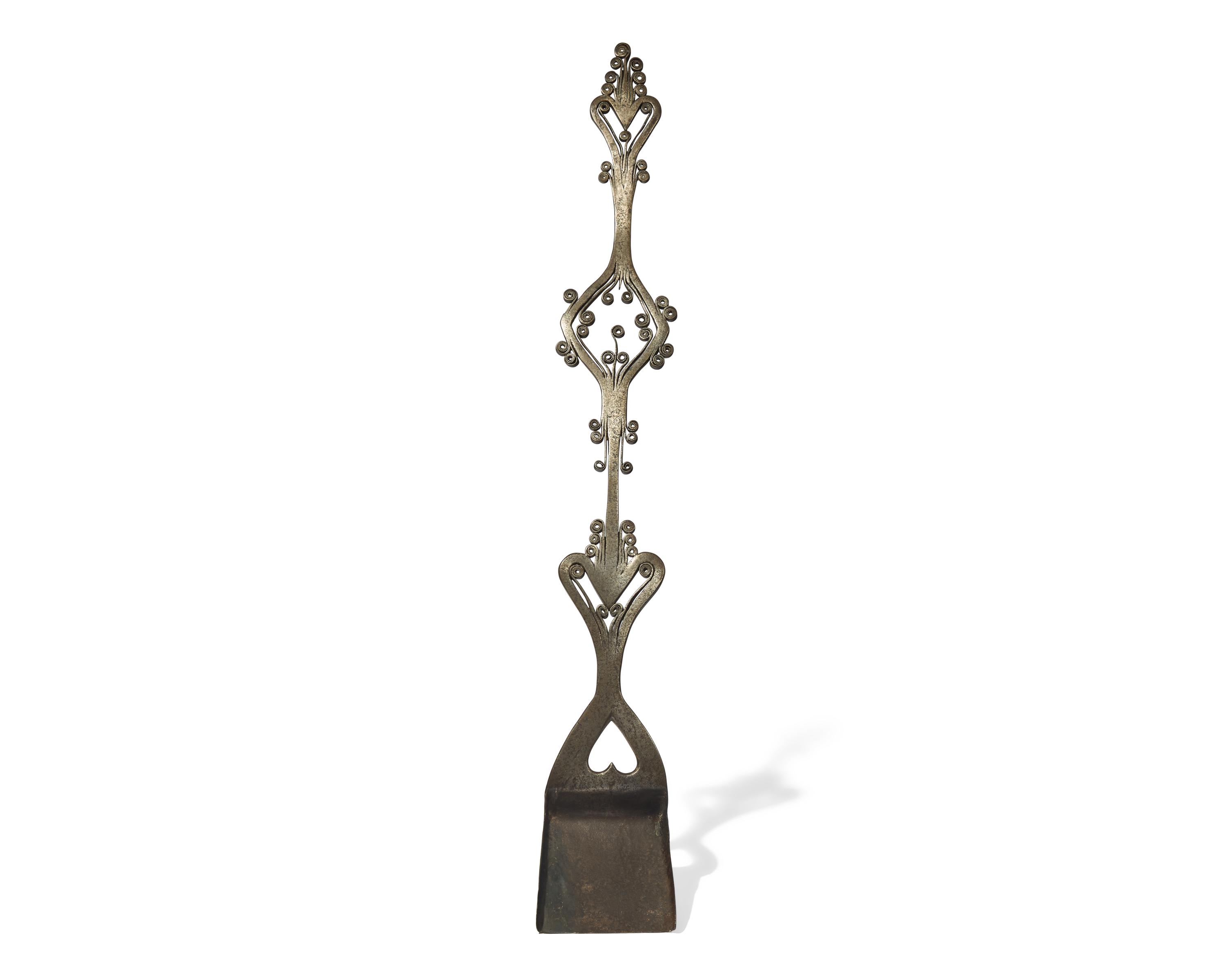 A Large Wrought Iron Shovel, French, 18th Century