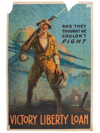 [WORLD WAR I]. A group of 11 posters, including 4 featuring artwork by Howard Chandler Christy, comprising: