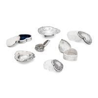A Collection of American Silver Heart-Form Articles