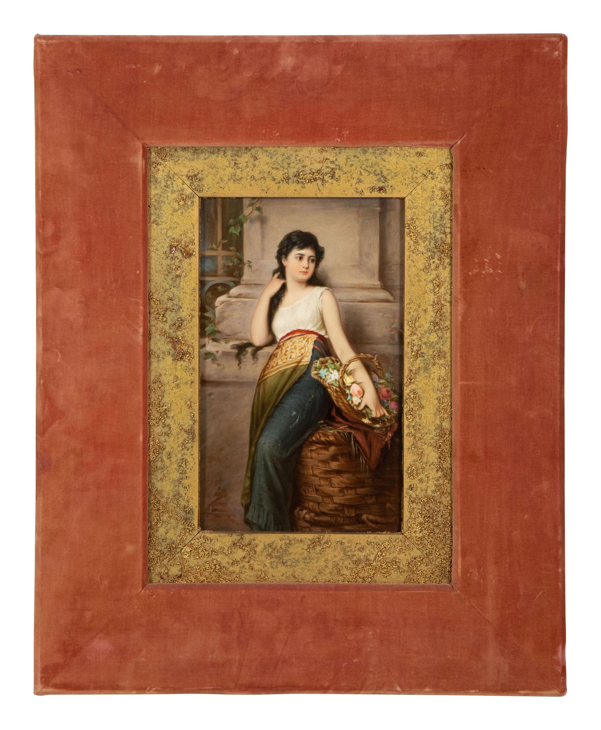 A Pair of Berlin (K.P.M.) Porcelain Plaques