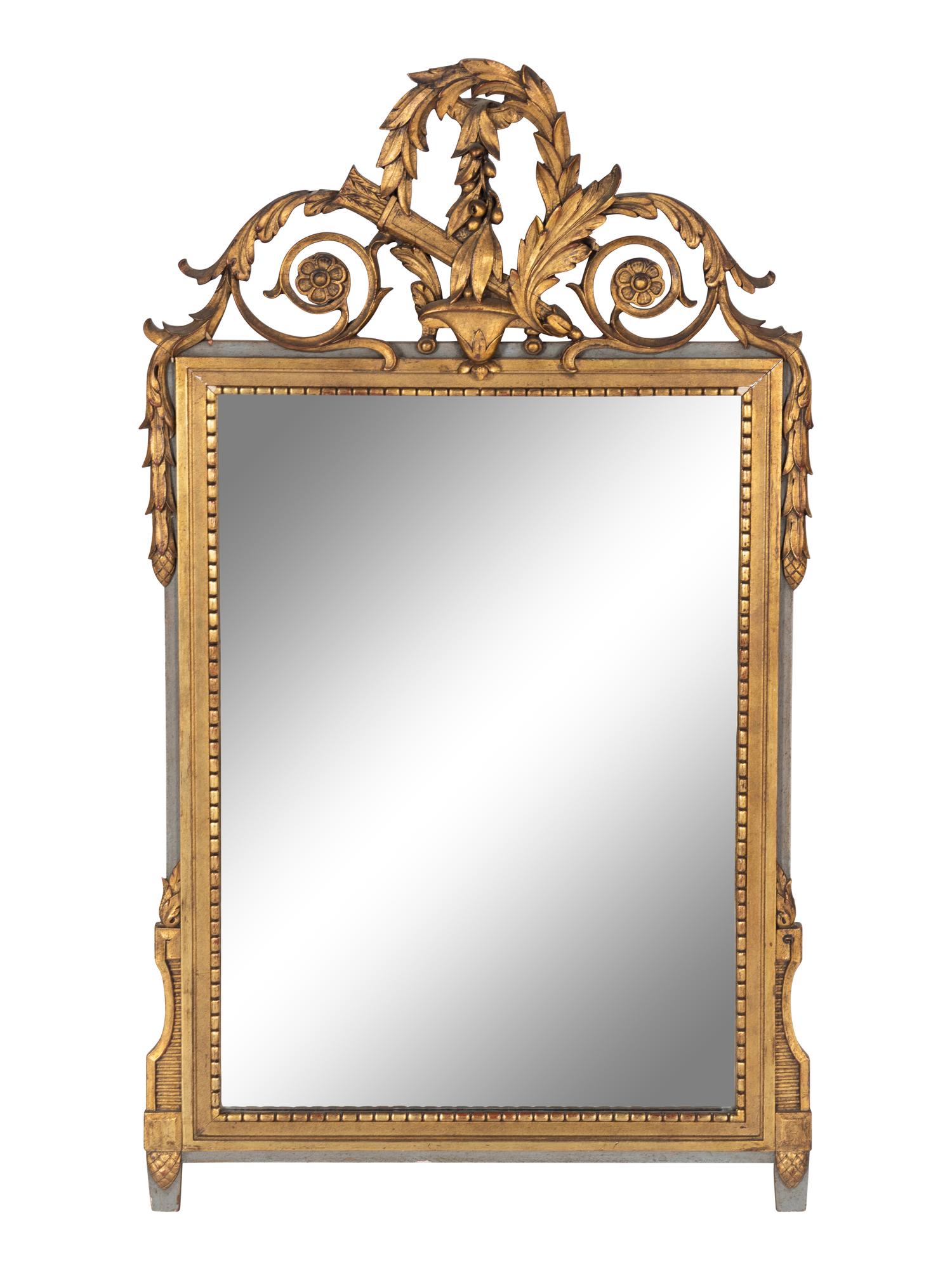 A Louis XVI Style Giltwood Mirror