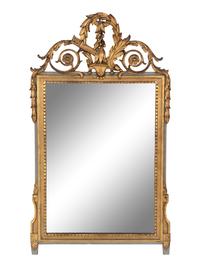 A Louis XVI Style Giltwood Mirror