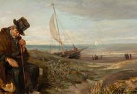 Fishermen Resting on the Beach