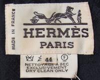 An Hermes Reversible Black Jacket Ensemble,