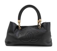 Chanel Black Leather CC Handbag, 2003-04
