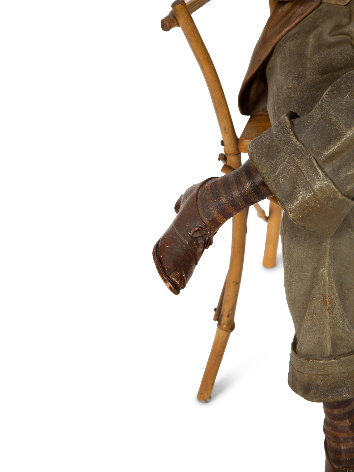 A Goldscheider Painted Terracotta Figure