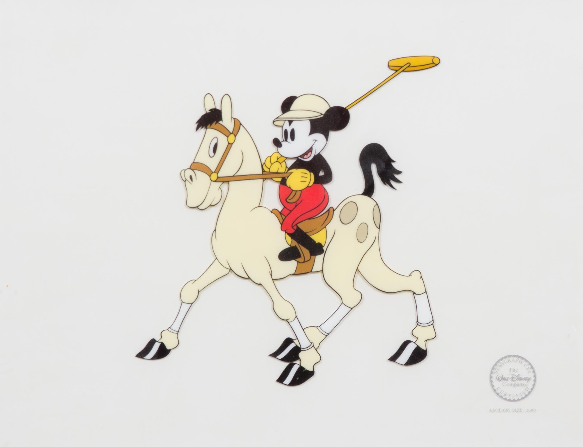 Walt Disney, (American, 1901-1966), Mickey Play Polo, 1990