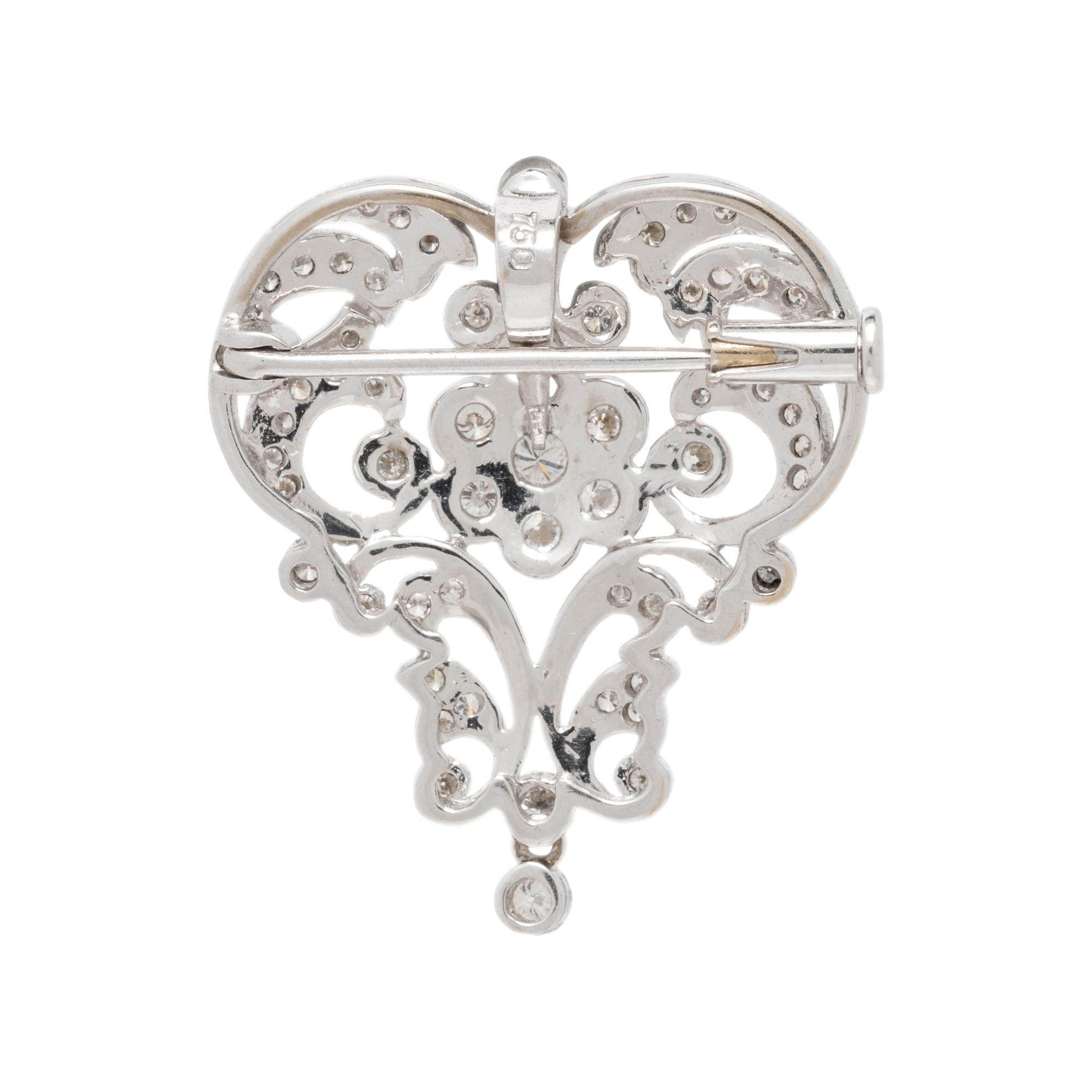 DIAMOND BROOCH/PENDANT