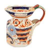 A Collection of Six Painted and Molded Earthenware Articles — 19TH/20TH CENTURY