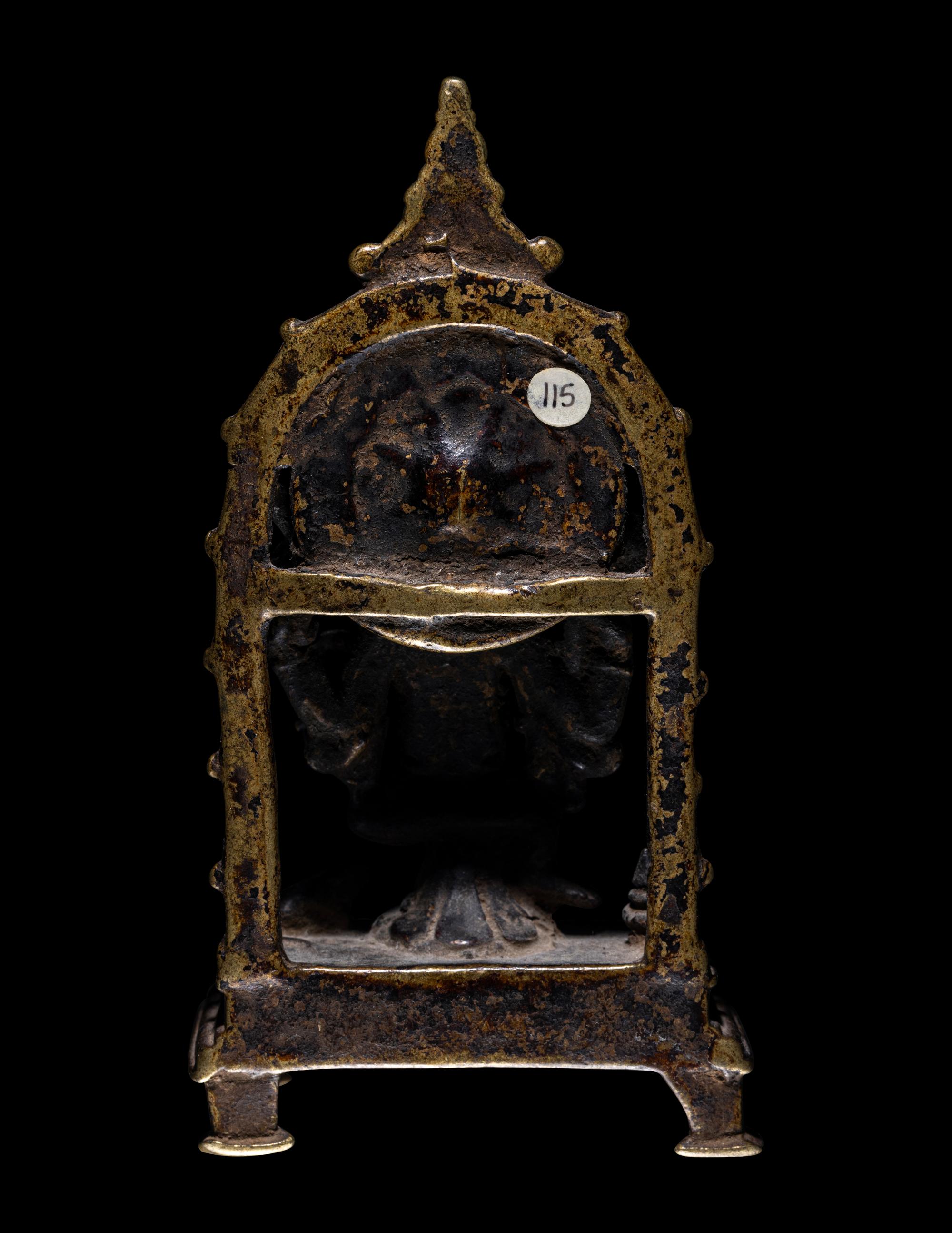 An Indian Bronze Figure of Ganesha