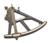 A George III Ebony and Bronze Mounted Octant