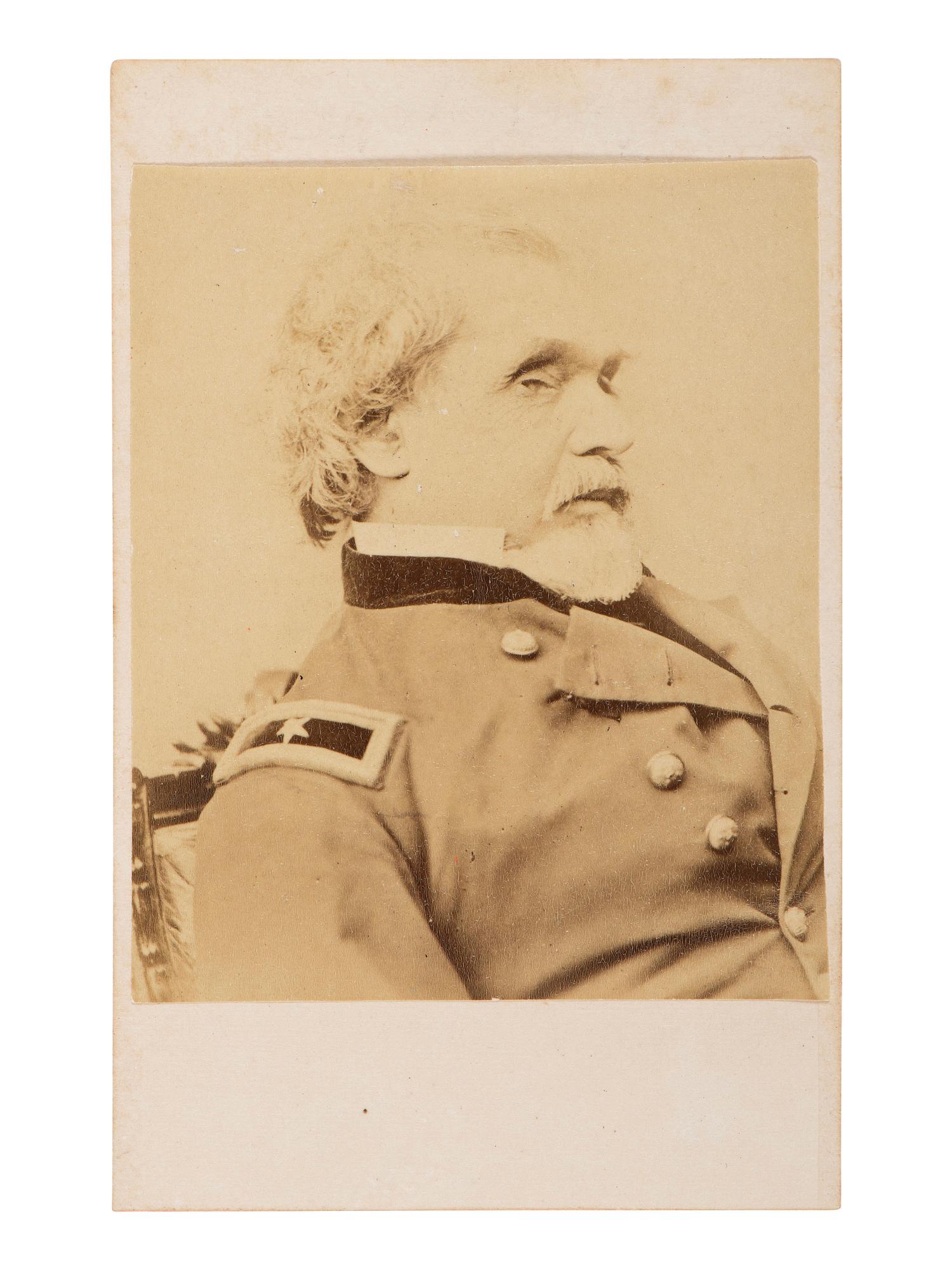 [CIVIL WAR - GETTYSBURG]. CDV of General Gabriel Paul, blinded at Gettysburg.