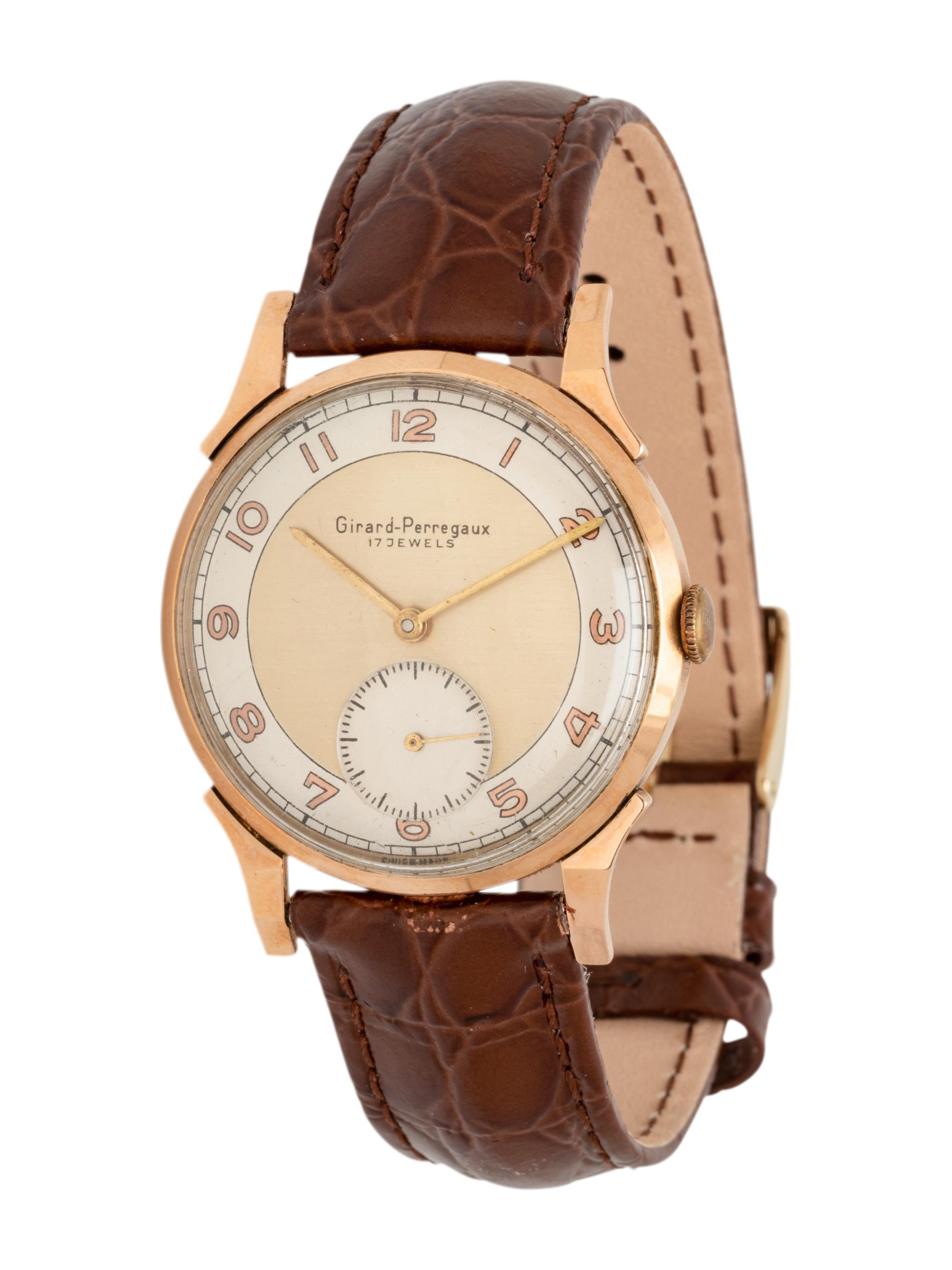 GIRARD-PERREGAUX, 18K PINK GOLD WRISTWATCH