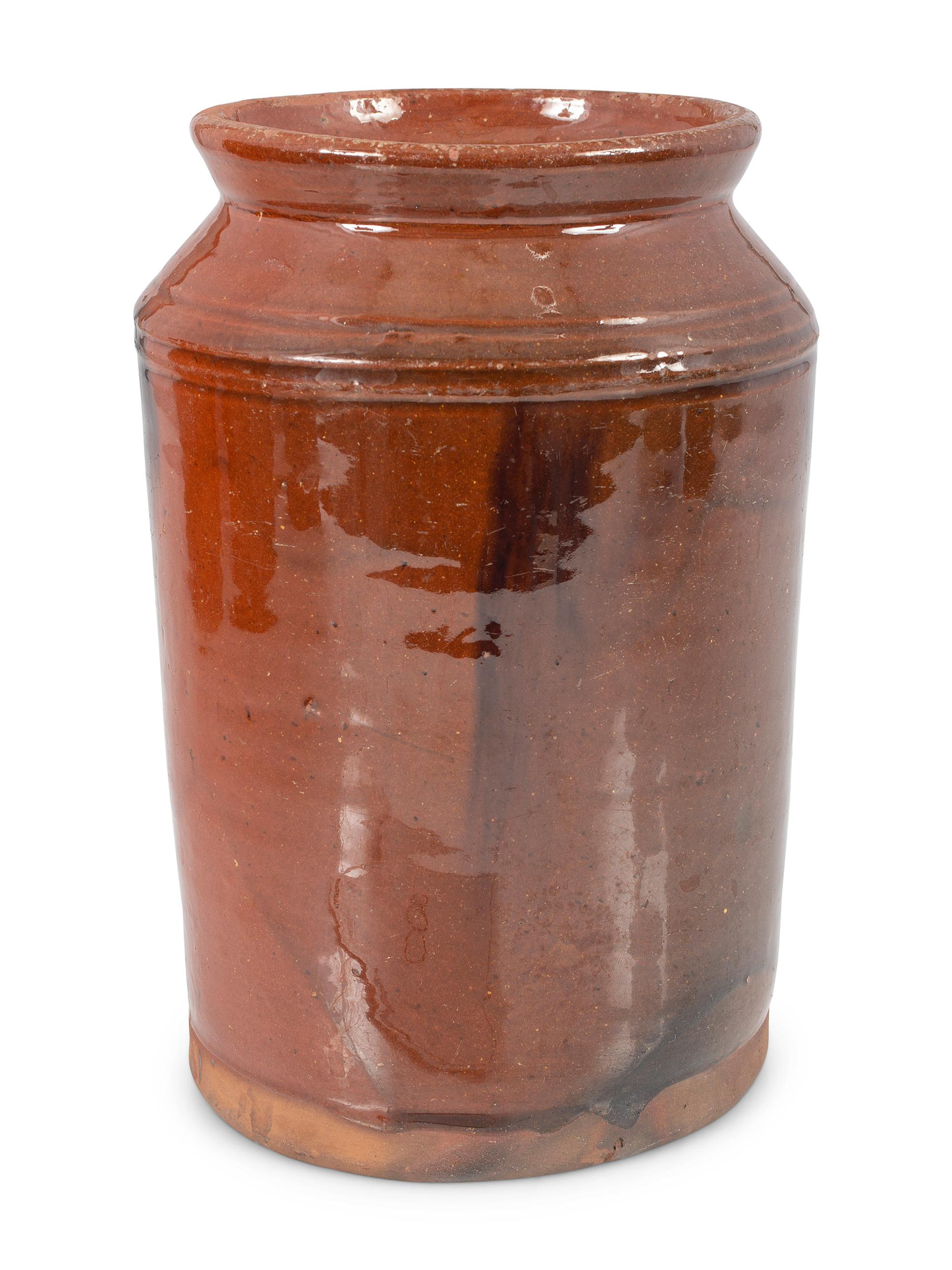 Six Redware Jars