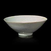 A Chinese Incised Qingbai Bowl, Southern Song Dynasty — 南宋 青白釉刻劃花盌