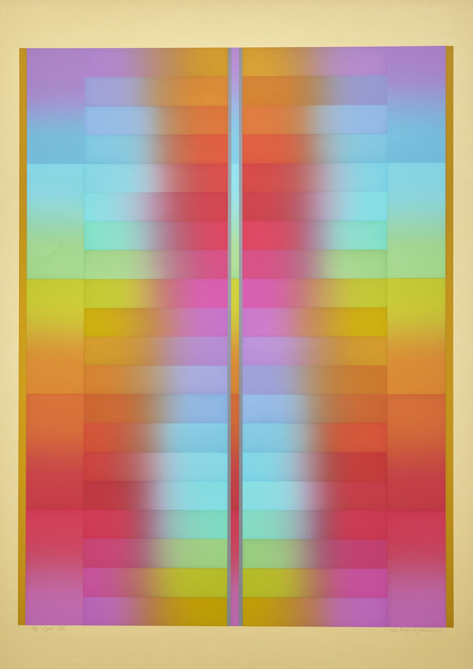 Evelyn B. Johnson (American, 20th Century) — Skylight XXV, 1981