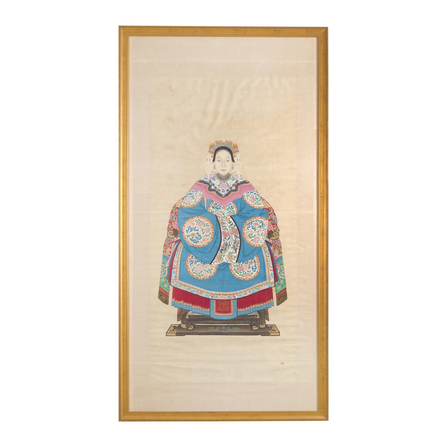 A Chinese Ancestor Portrait, Qing Dynasty 清 祖先像