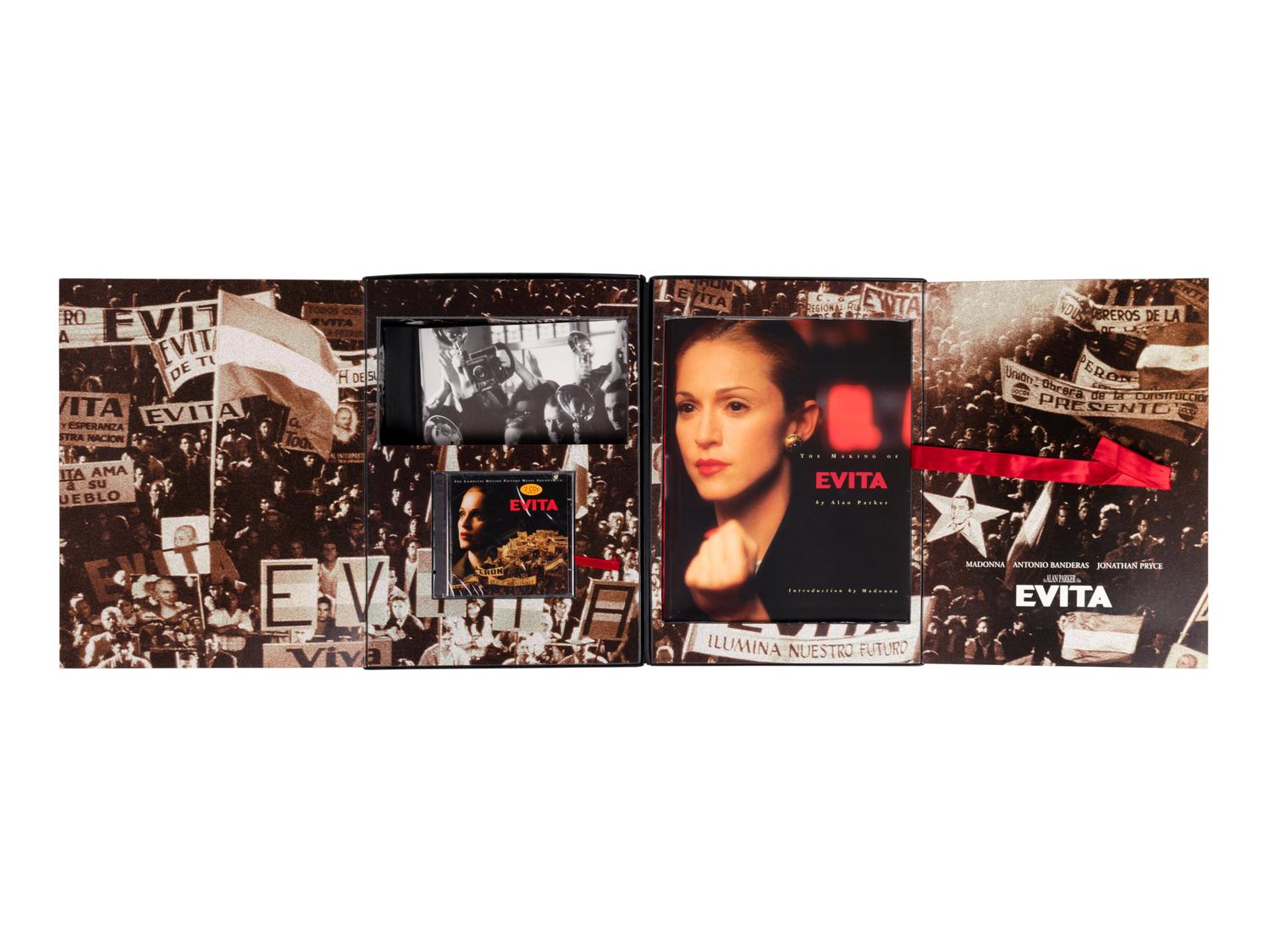 (Film Memorabilia) A group of 4 items from Evita . Hollywood Pictures, 1996; comprising:
