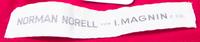A Norman Norell Red Mermaid Dress,