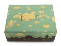 A Surrealist Painted Table Box