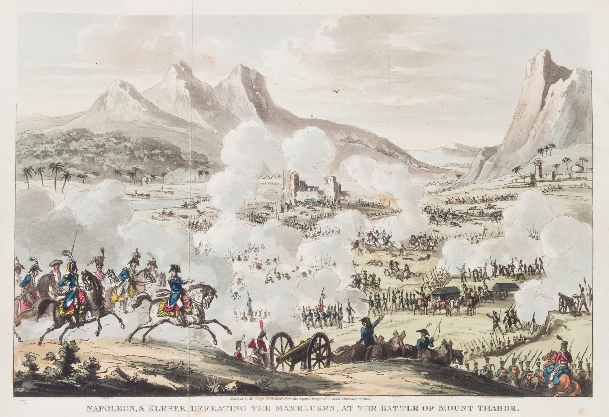 (CRUIKSHANK, GEORGE) IRELAND, WILLIAM H. Life of Napoleon Bonaparte. London, 1823-1828.