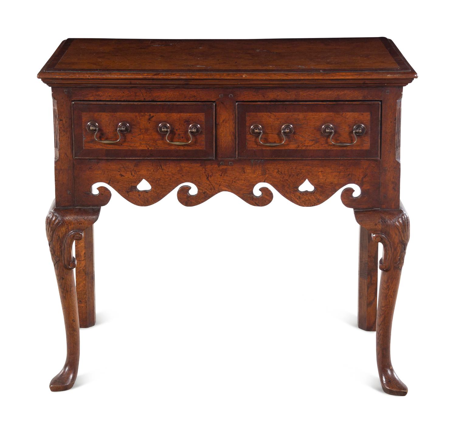 A Queen Anne Oak Dressing Table