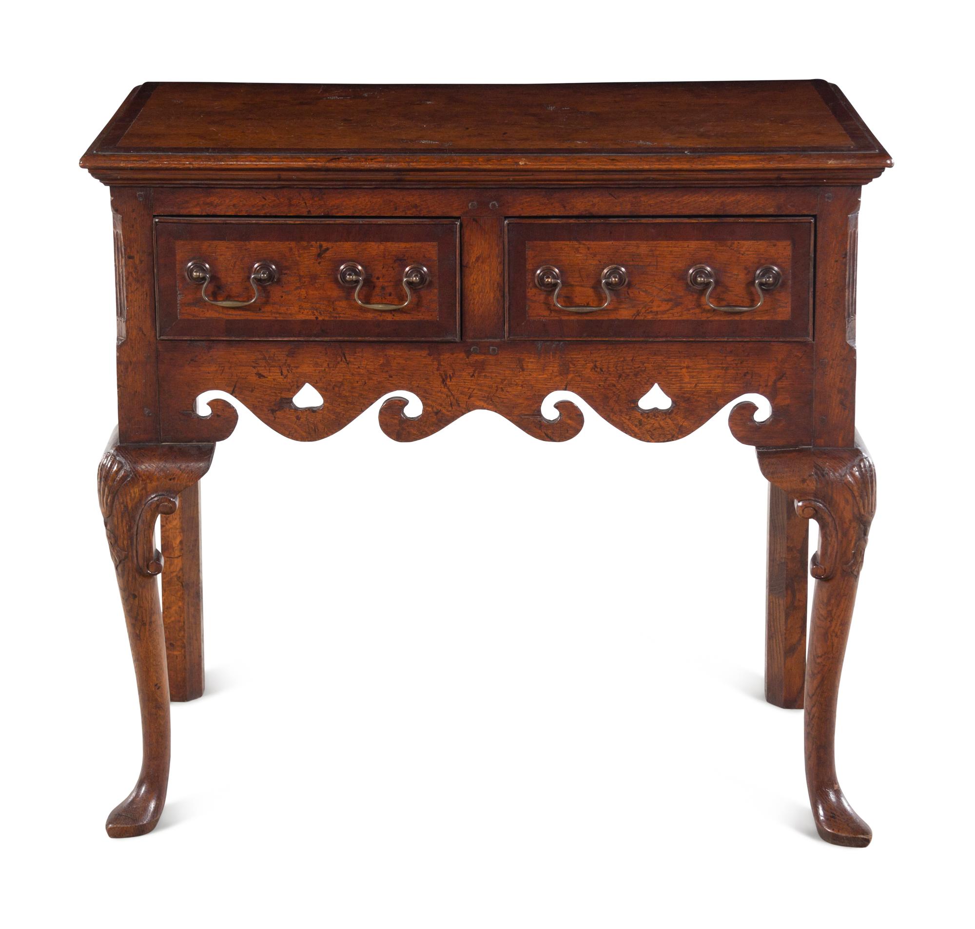 A Queen Anne Oak Dressing Table