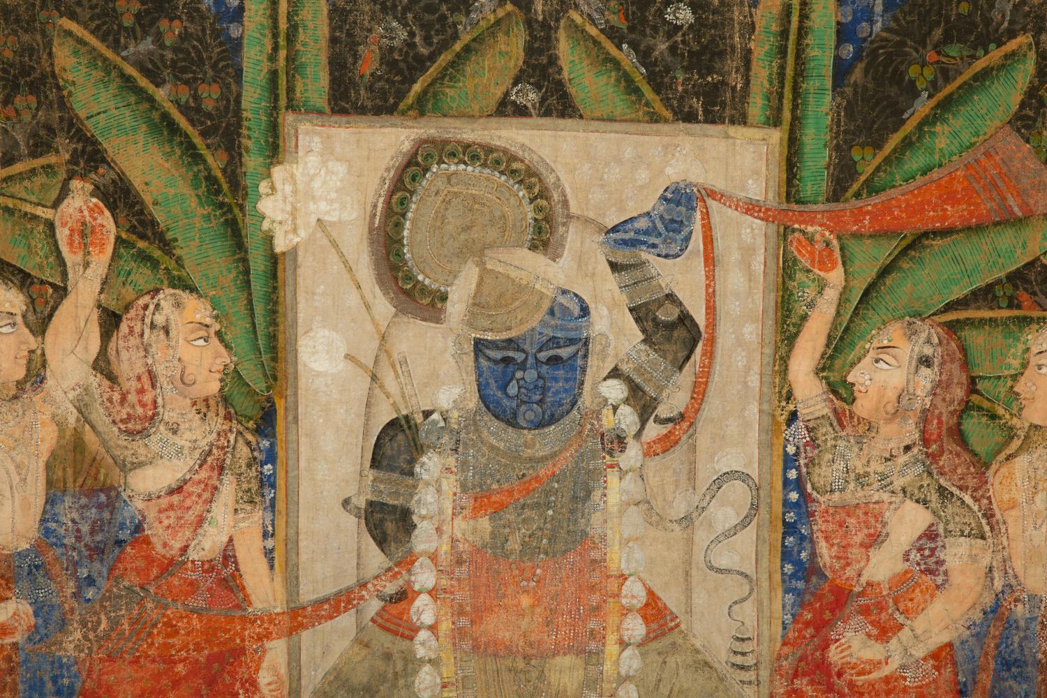 An Indian Painting on Linen — 20TH CENTURY