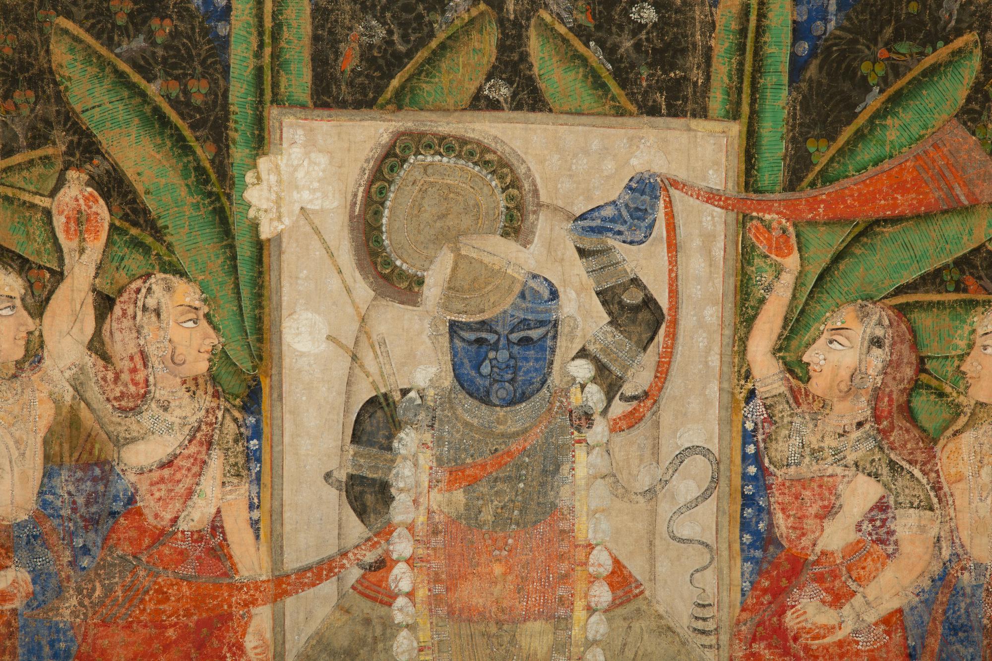 An Indian Painting on Linen — 20TH CENTURY