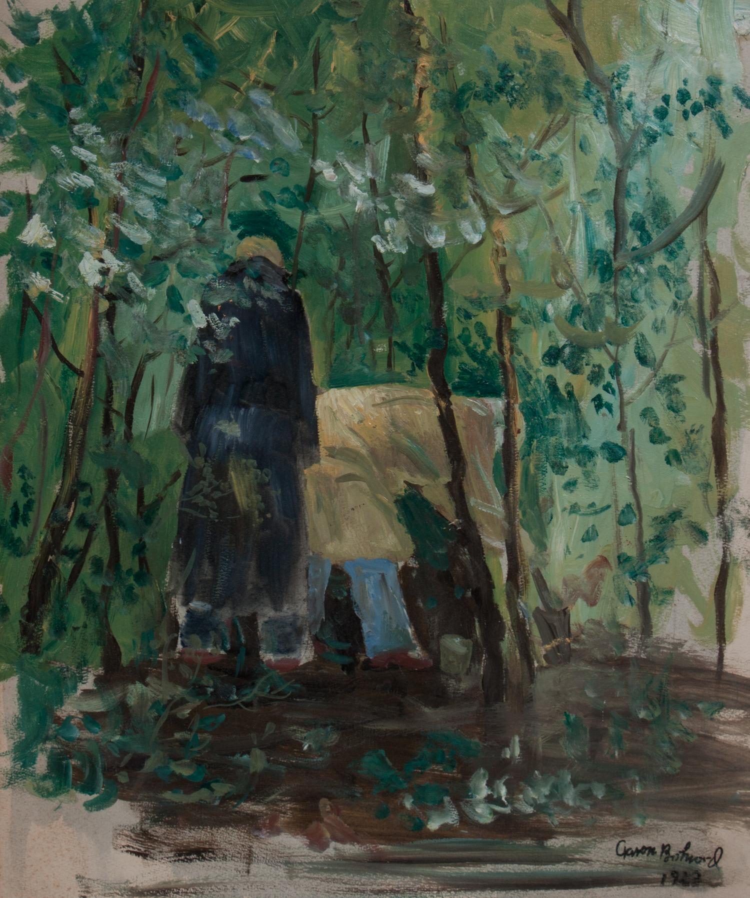 Aaron Bohrod, (Wisconsin, 1907-1992), The Gardeners, 1933