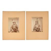 Studio Portraits of Otoe and Sioux Leaders in Washington, DC.