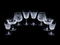 A Waterford Cut Glass Stemware Service