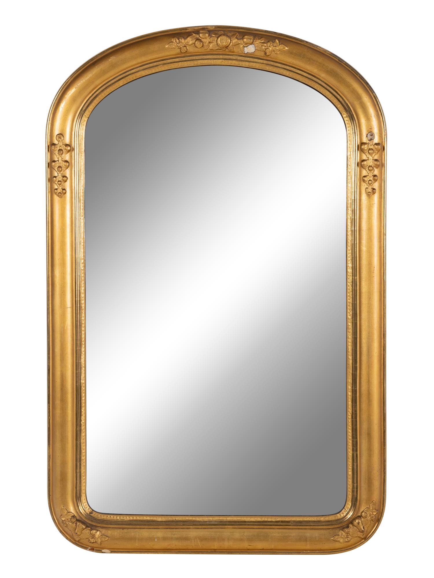 A Continental Giltwood Mirror