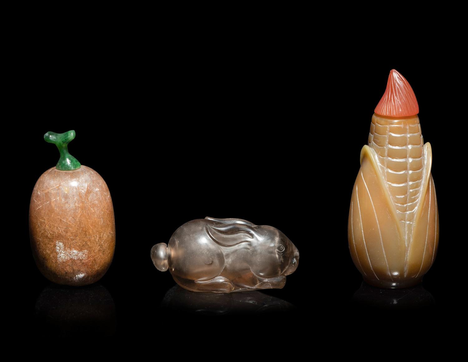 Five Chinese Snuff Bottles